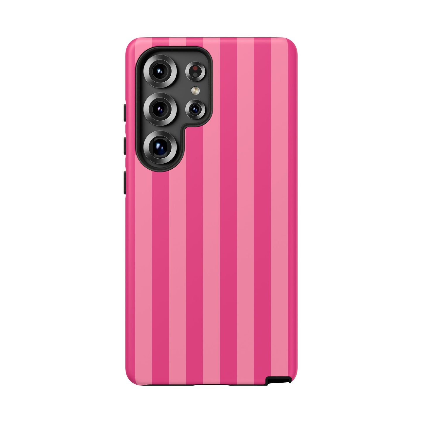 Pink Candy Stripe Tough Phone Case