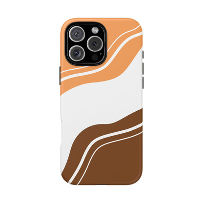 Caramel Cream Wave Tough Phone Case