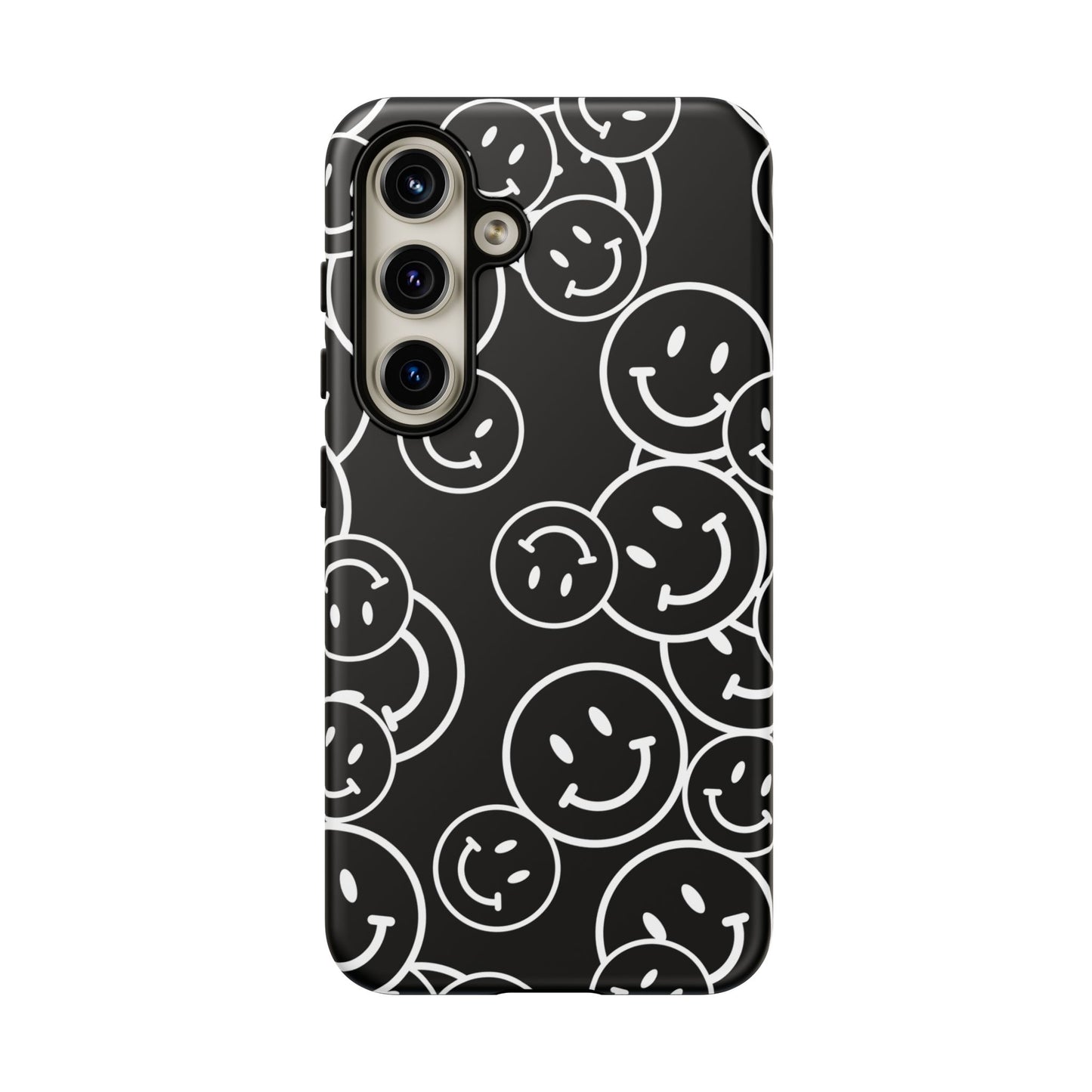 Happy Face Pattern Tough Phone Case