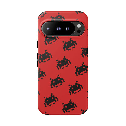 Red Pixel Alien Tough Phone Case