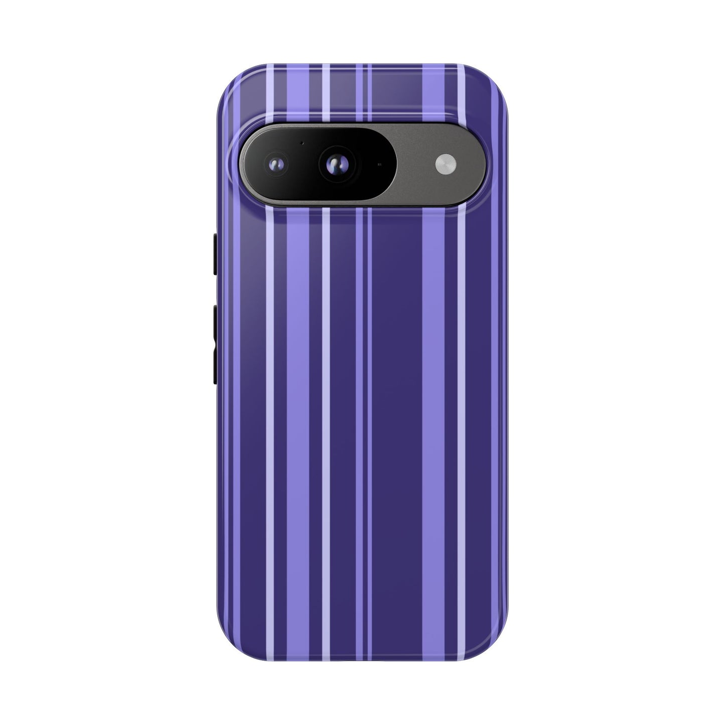 Berry Violet Stripe Tough Phone Case