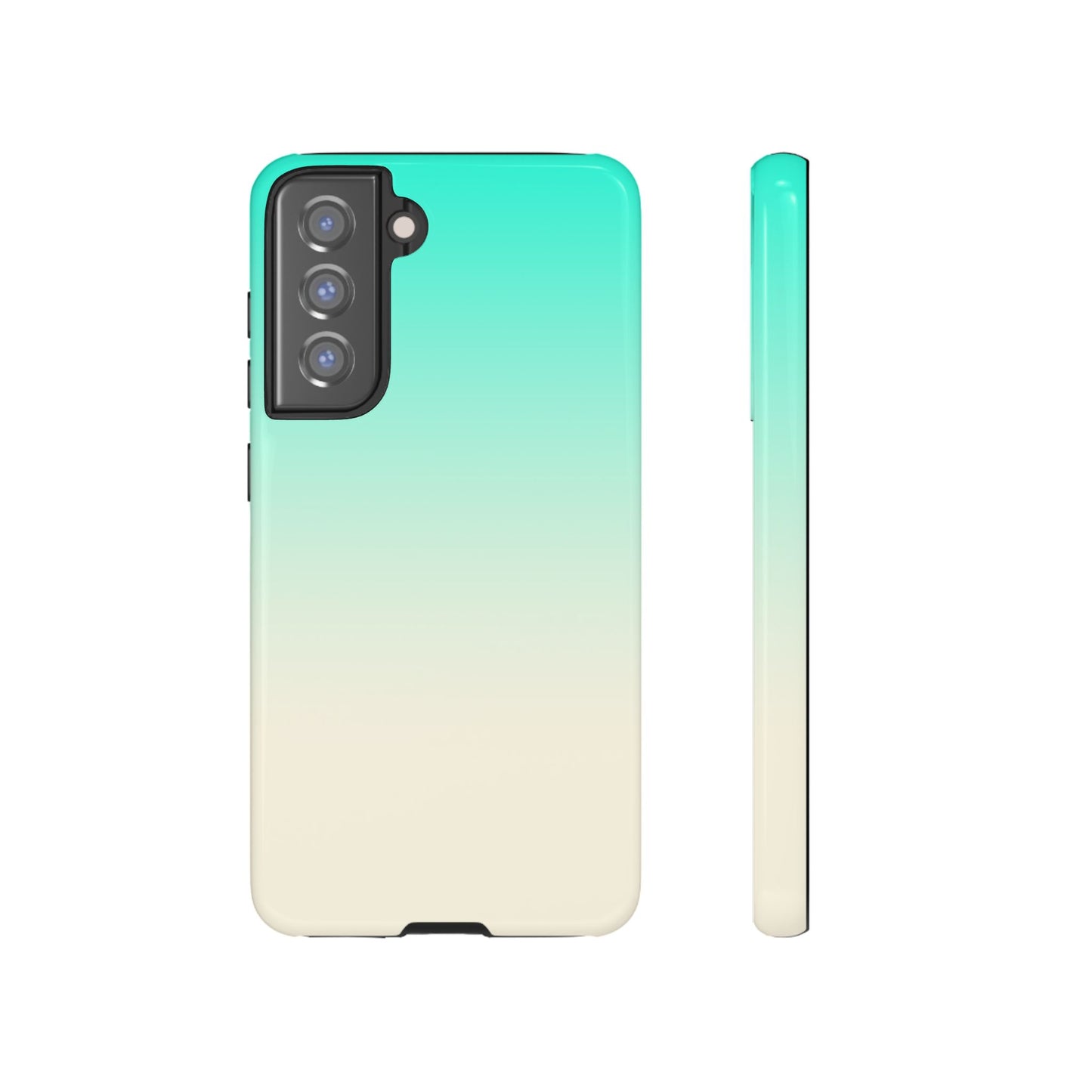 Aqua Cream Gradient Tough Phone Case