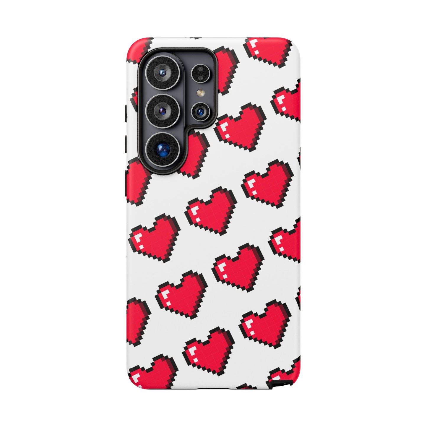 Pixel Heart Tough Phone Case