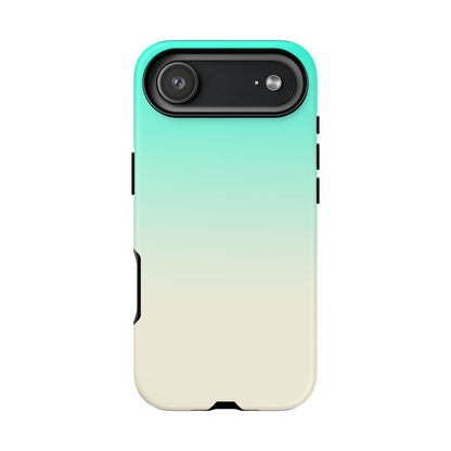 Aqua Cream Gradient Tough Phone Case
