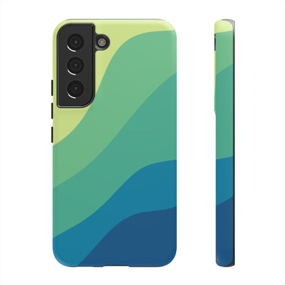 Coastal Green Wave Tough Phone Case