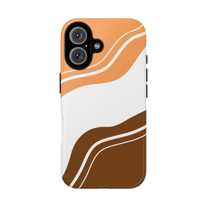 Caramel Cream Wave Tough Phone Case