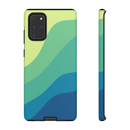 Coastal Green Wave Tough Phone Case