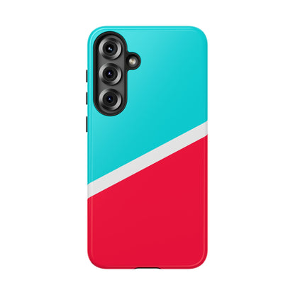 Aqua Pop Colorblock Tough Phone Case