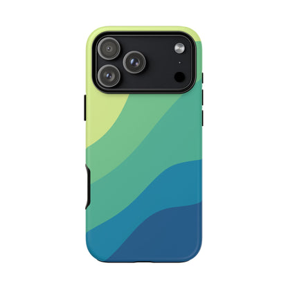 Coastal Green Wave Tough Phone Case