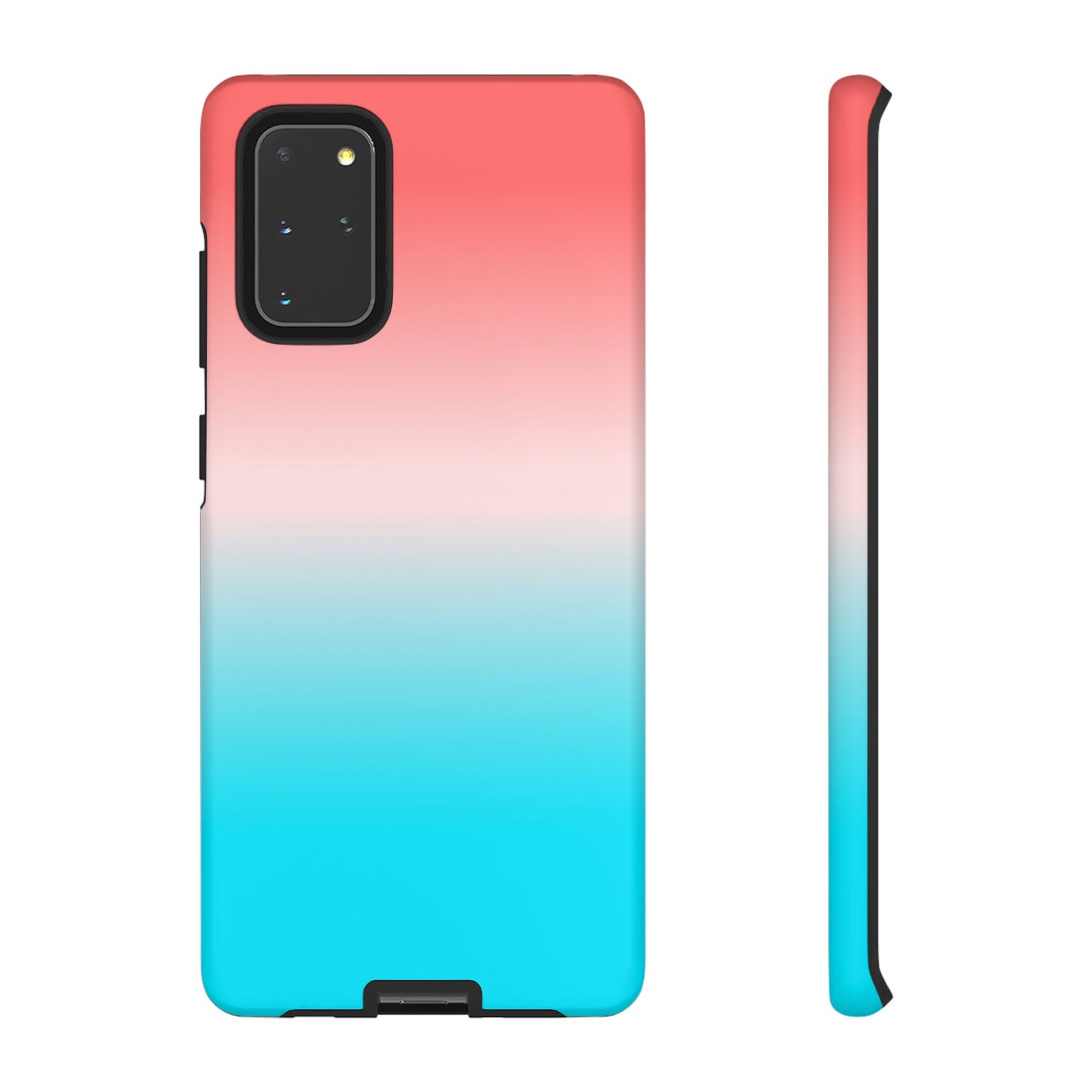 Pink Aqua Gradient Tough Phone Case