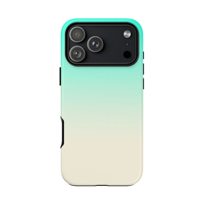 Aqua Cream Gradient Tough Phone Case