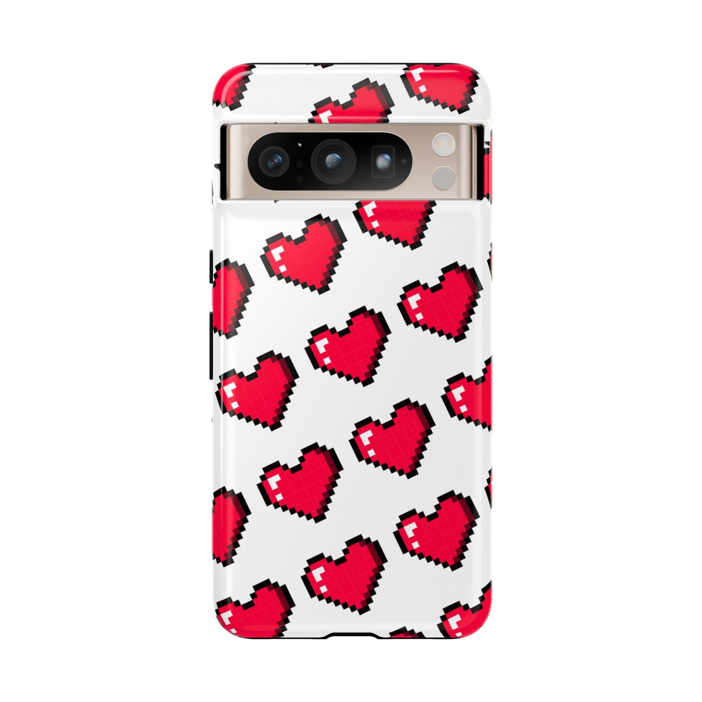 Pixel Heart Tough Phone Case