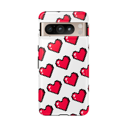 Pixel Heart Tough Phone Case
