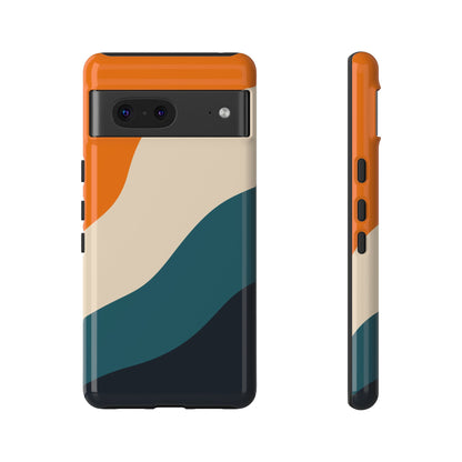 Blue Tide Wave Tough Phone Case