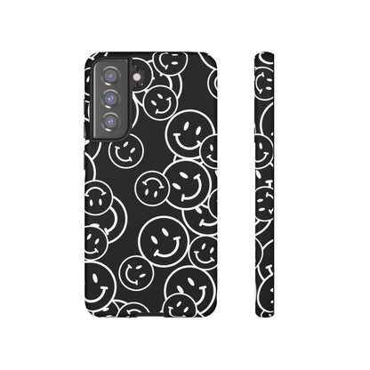 Happy Face Pattern Tough Phone Case