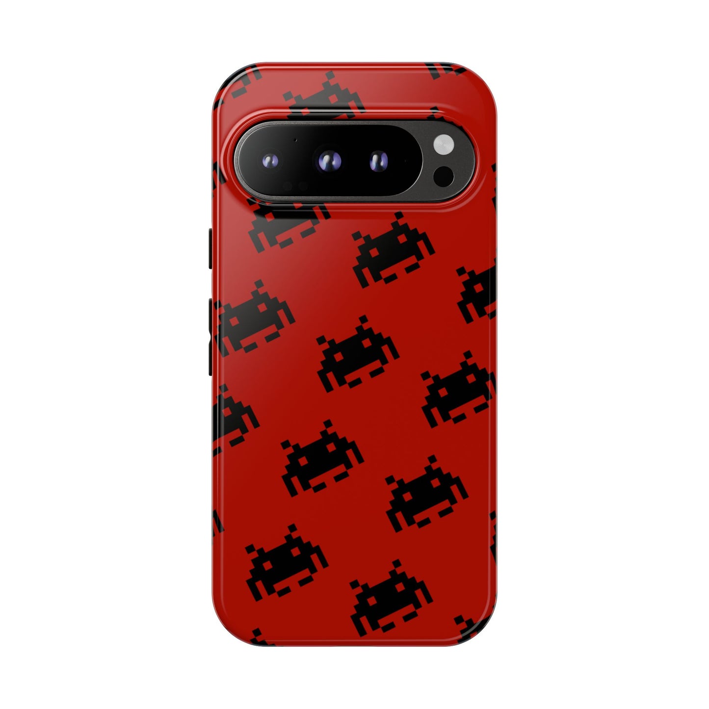 Red Pixel Alien Tough Phone Case