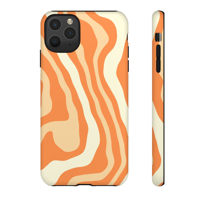 Peach Cream Swirl Tough Phone Case