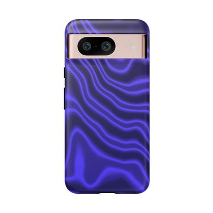 Neon Purple Flow Tough Phone Case