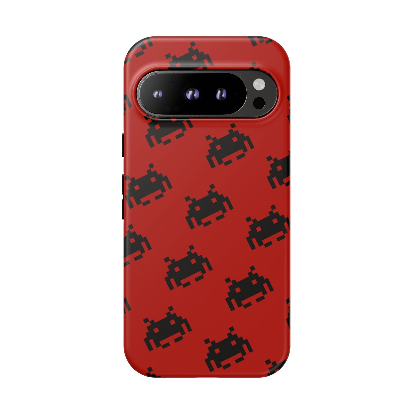 Red Pixel Alien Tough Phone Case
