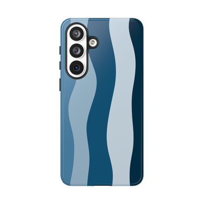 Blue Tide Wave Tough Phone Case