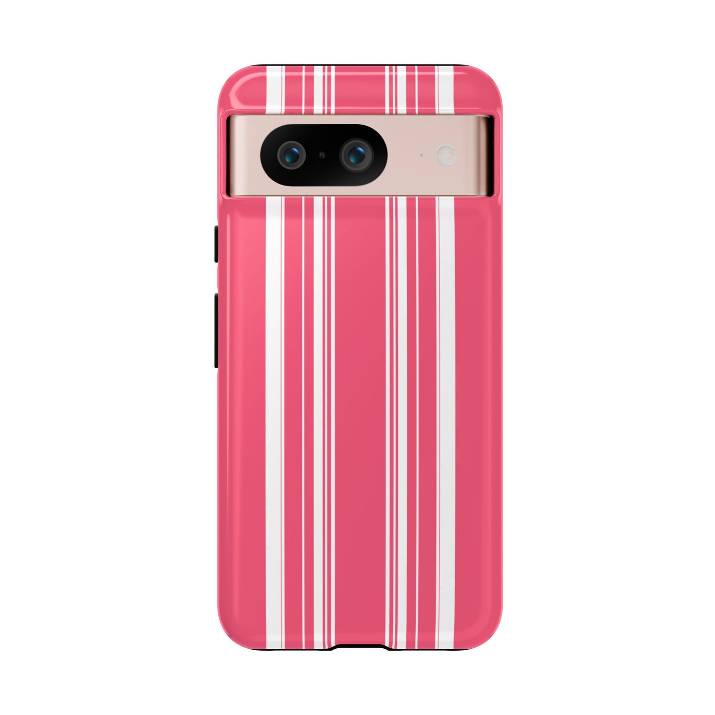 Pink Prep Stripe Tough Phone Case