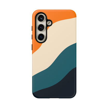 Blue Tide Wave Tough Phone Case