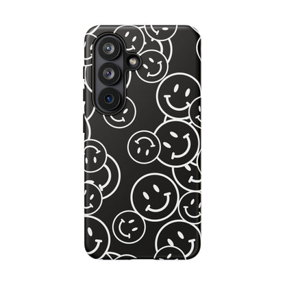 Happy Face Pattern Tough Phone Case