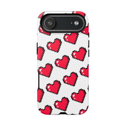Pixel Heart Tough Phone Case