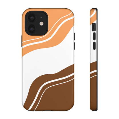 Caramel Cream Wave Tough Phone Case