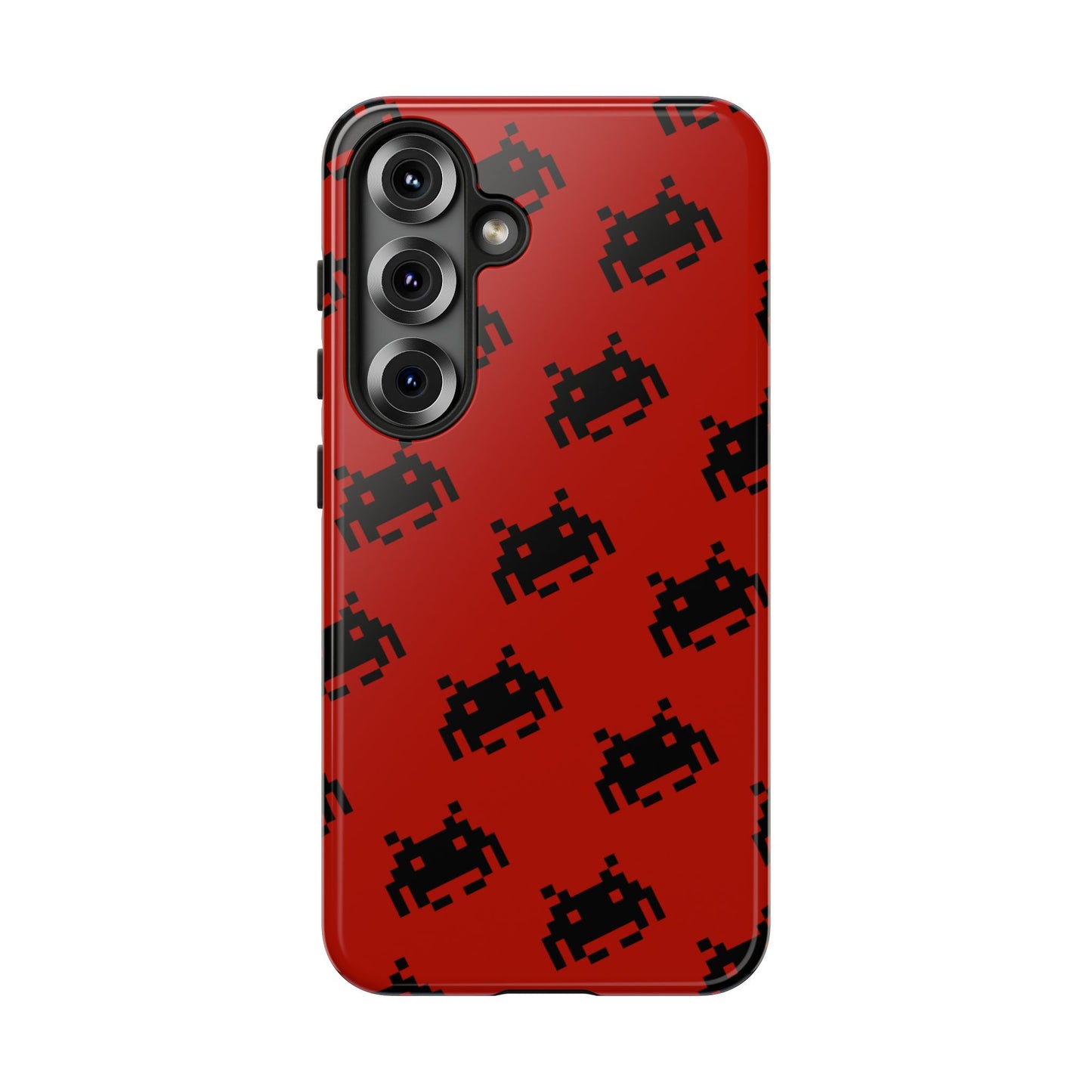 Red Pixel Alien Tough Phone Case