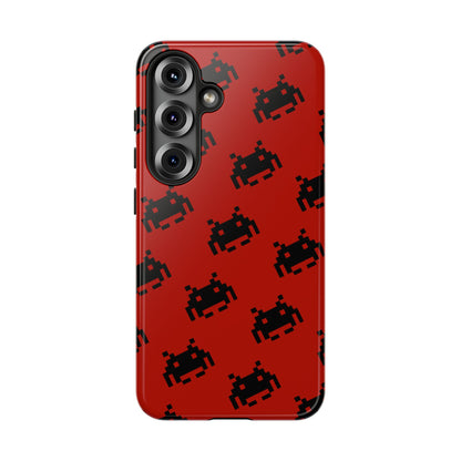 Red Pixel Alien Tough Phone Case
