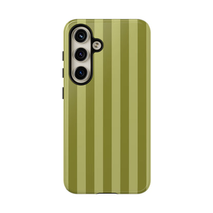 Olive Stripe Tough Phone Case