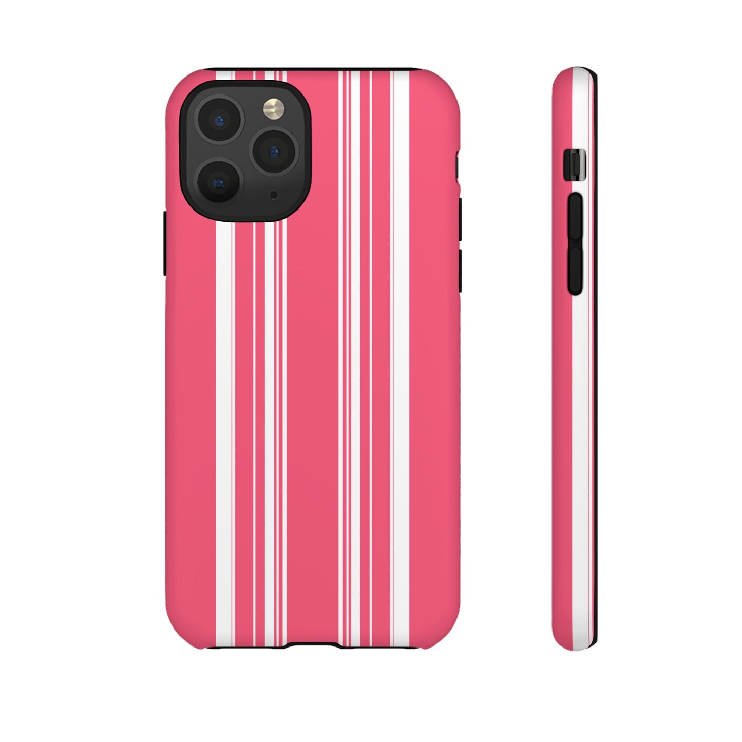 Pink Prep Stripe Tough Phone Case