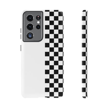 Checker Stripe Tough Phone Case