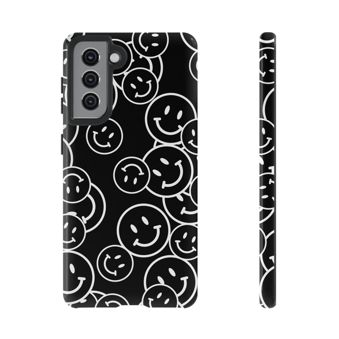 Happy Face Pattern Tough Phone Case