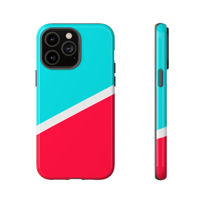 Aqua Pop Colorblock Tough Phone Case
