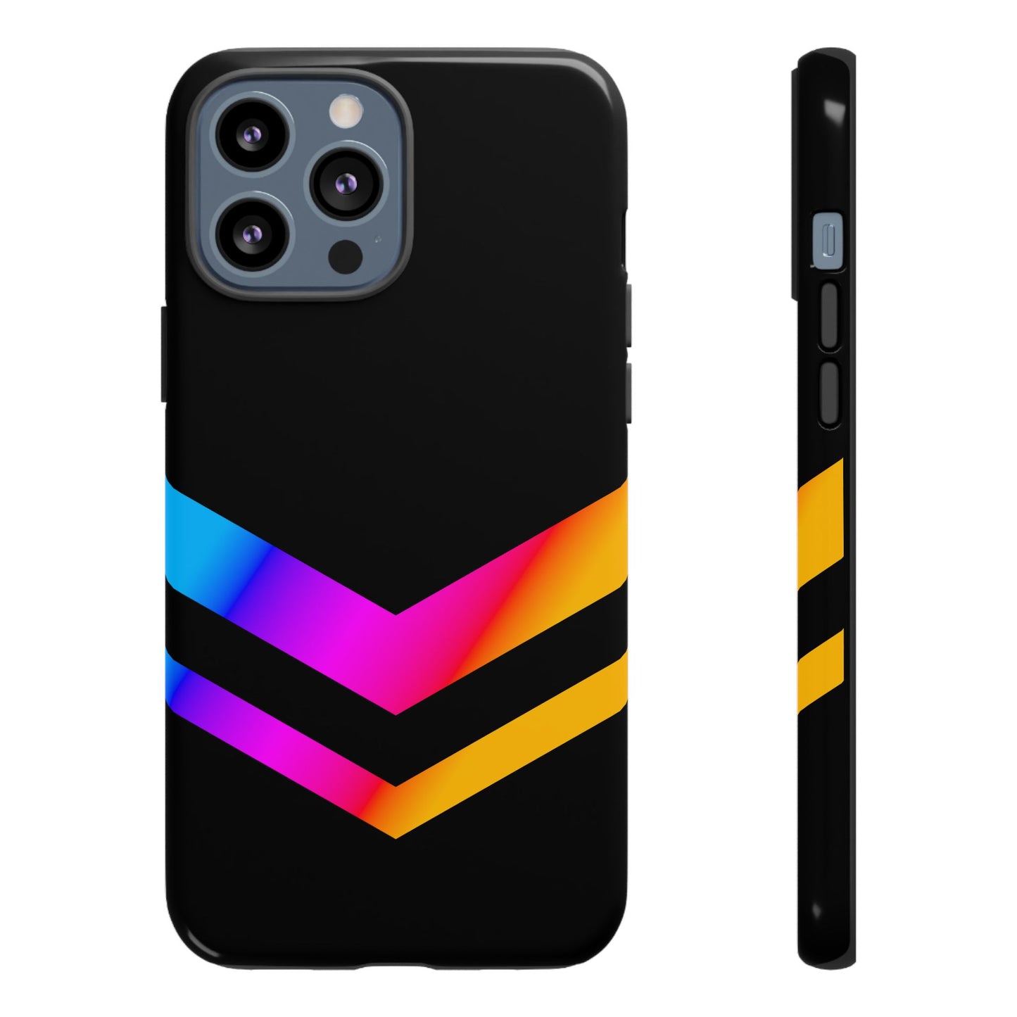 Neon V-Stripe Tough Phone Case