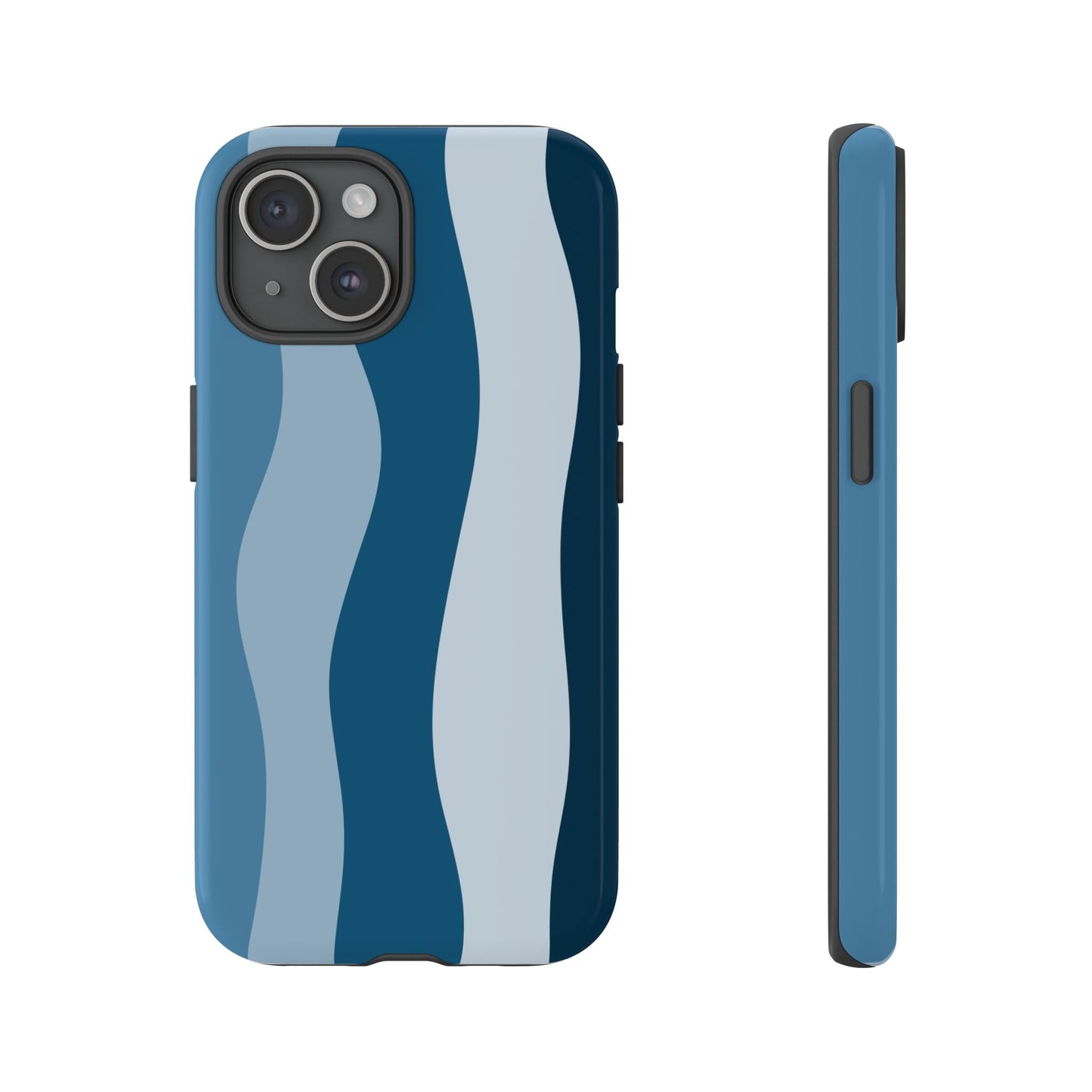 Blue Tide Wave Tough Phone Case