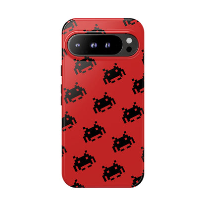 Red Pixel Alien Tough Phone Case