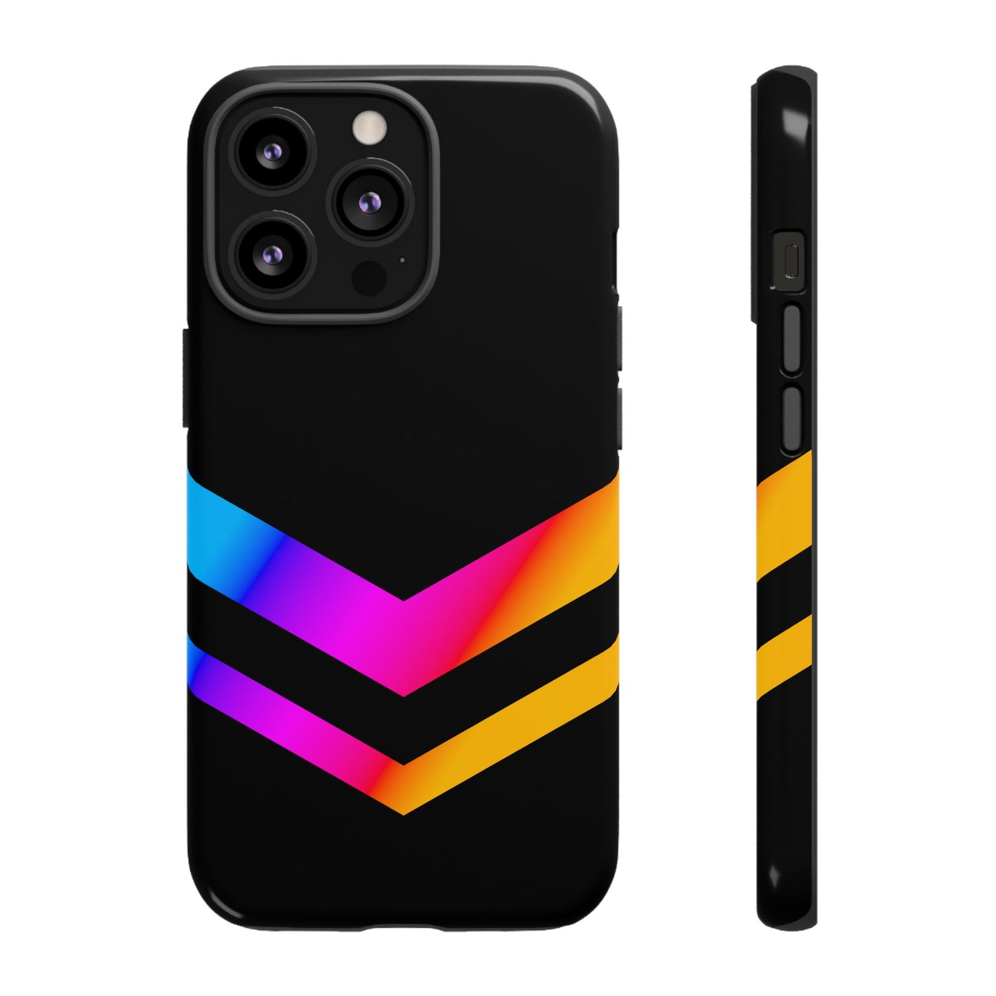 Neon V-Stripe Tough Phone Case