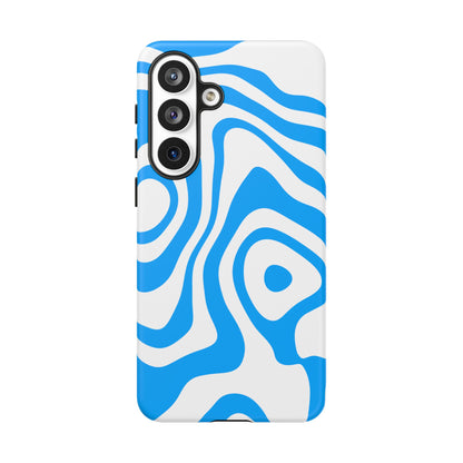 Blue Contour Tough Phone Case