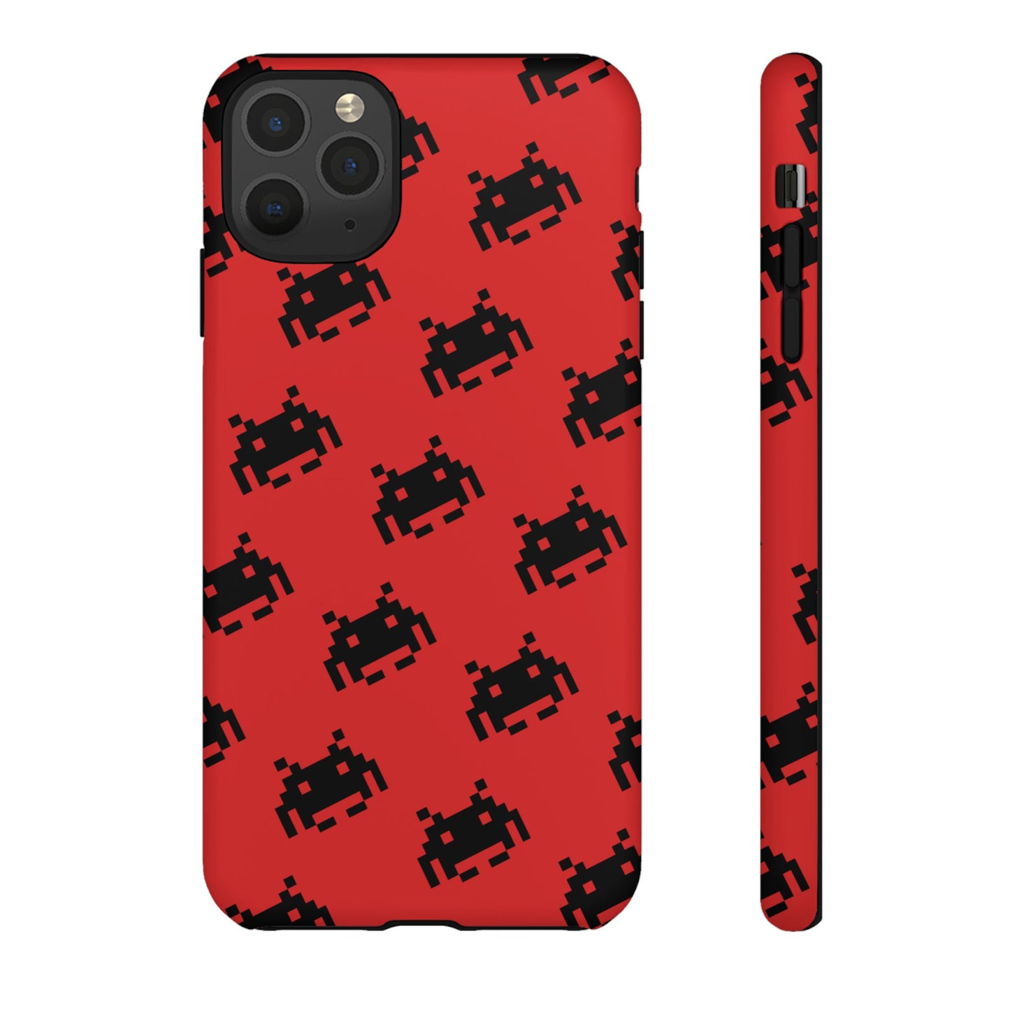 Red Pixel Alien Tough Phone Case