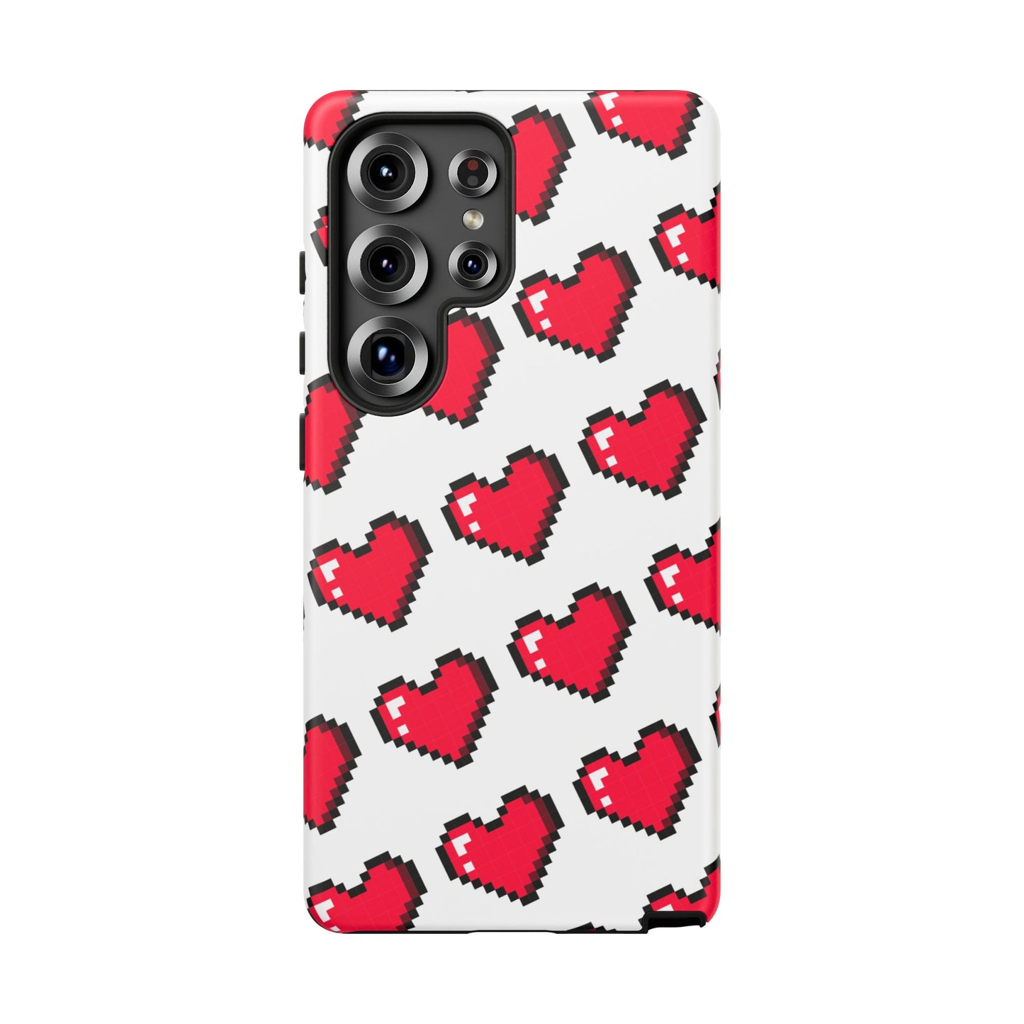 Pixel Heart Tough Phone Case
