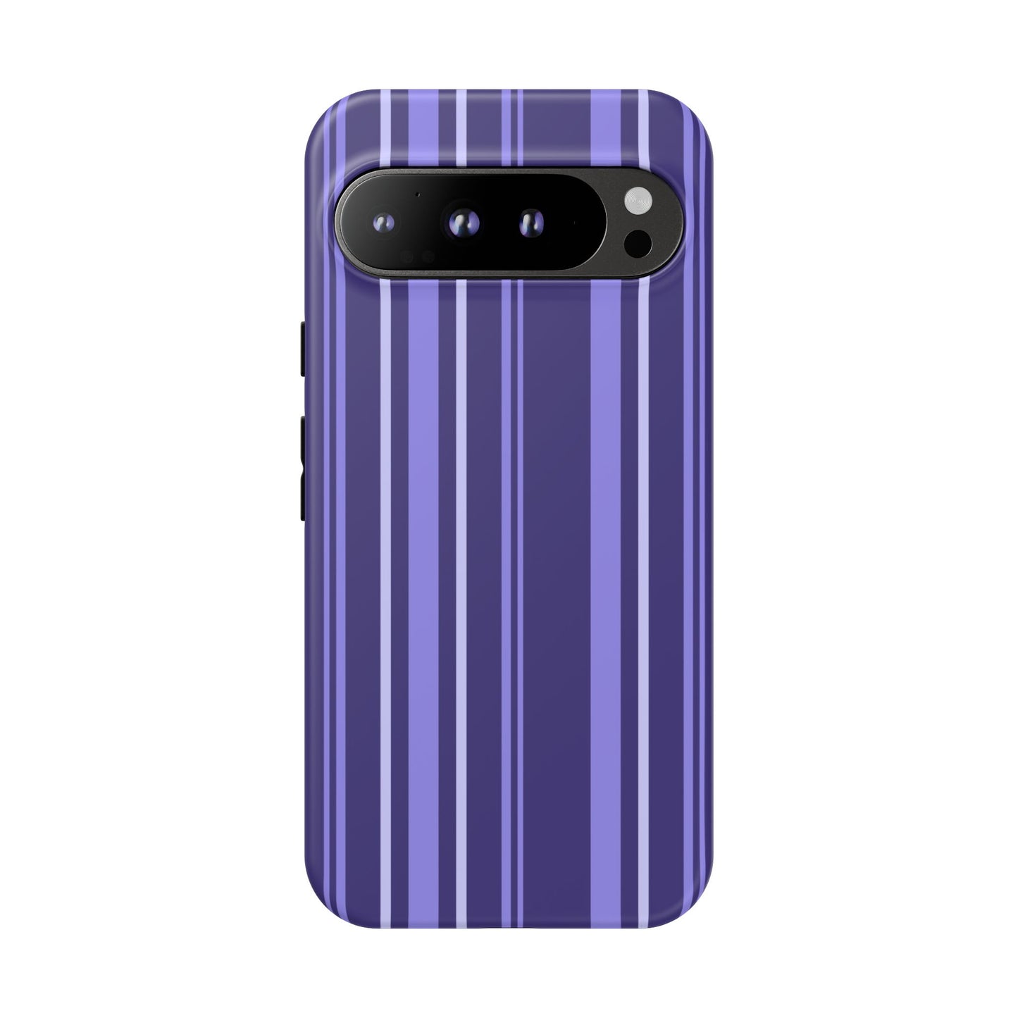 Berry Violet Stripe Tough Phone Case