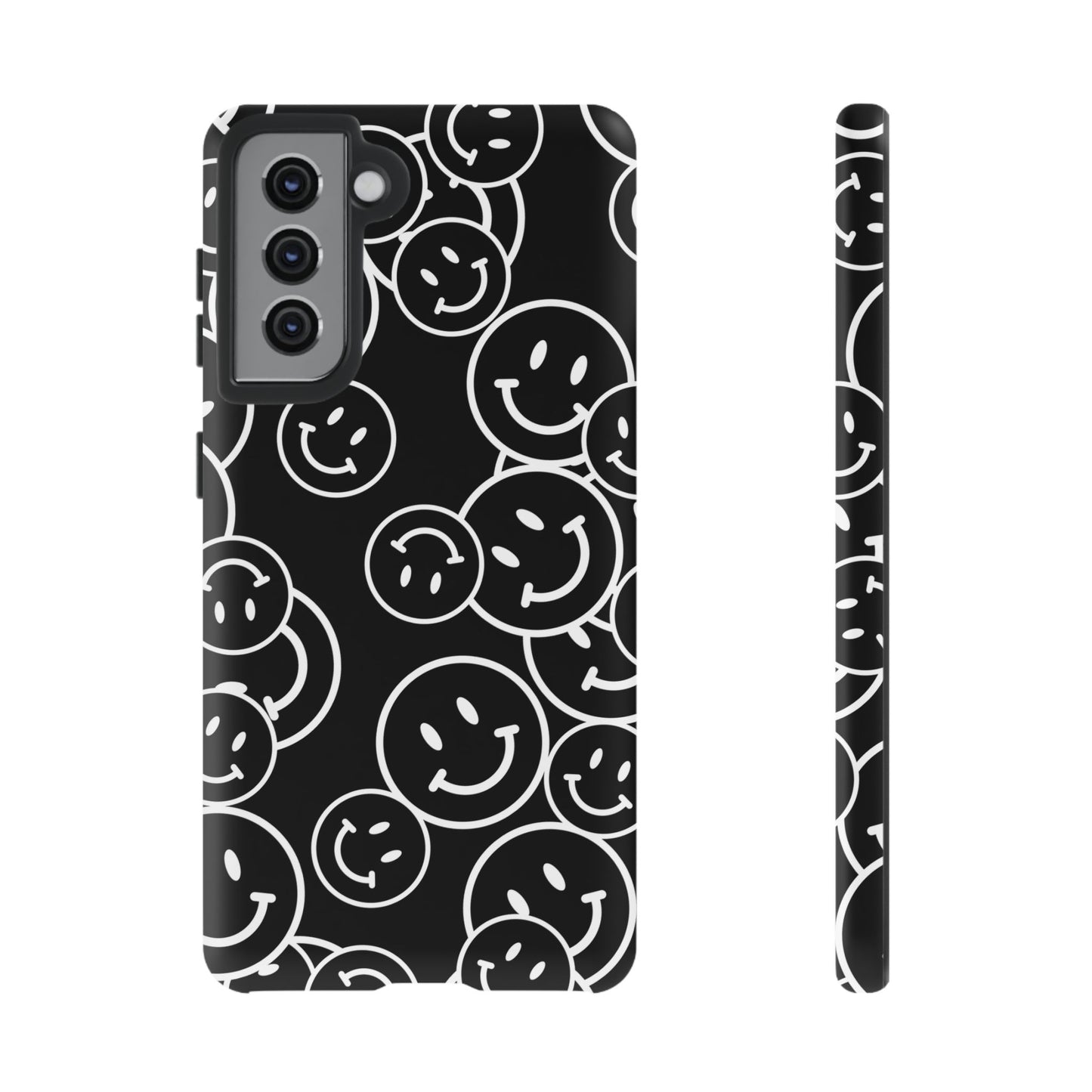 Happy Face Pattern Tough Phone Case