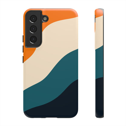 Blue Tide Wave Tough Phone Case