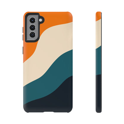 Blue Tide Wave Tough Phone Case