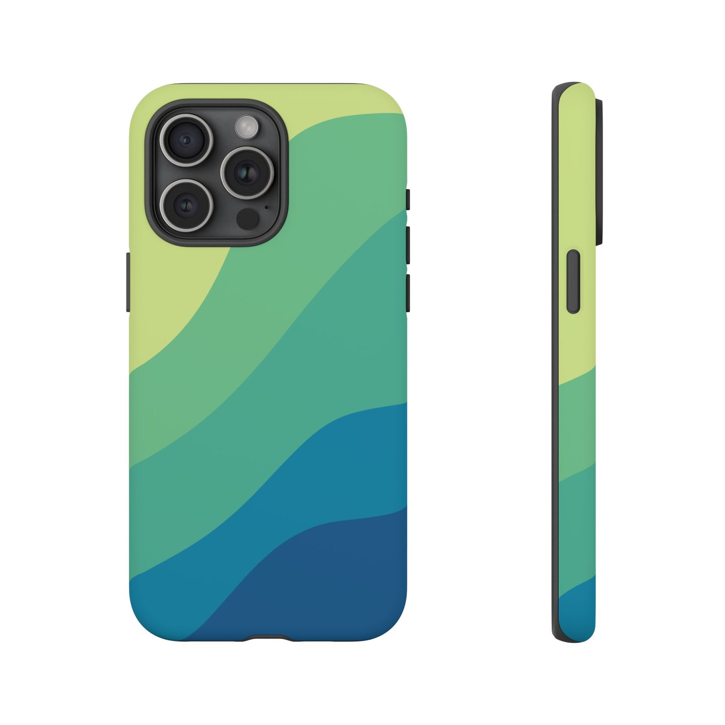 Coastal Green Wave Tough Phone Case