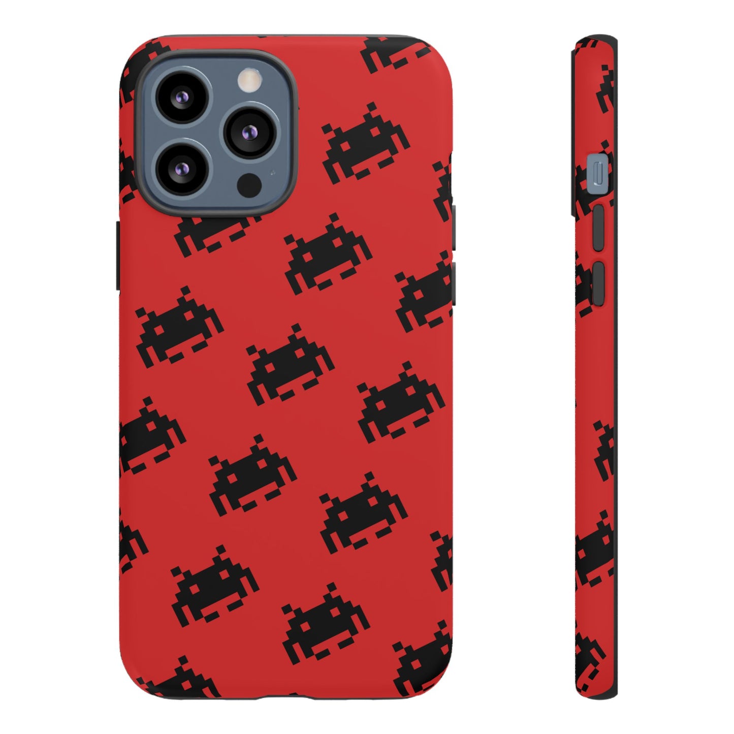 Red Pixel Alien Tough Phone Case