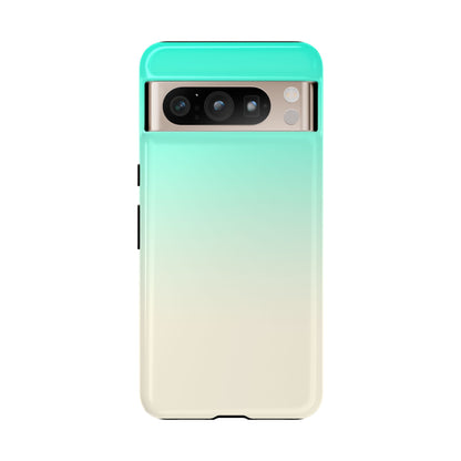 Aqua Cream Gradient Tough Phone Case